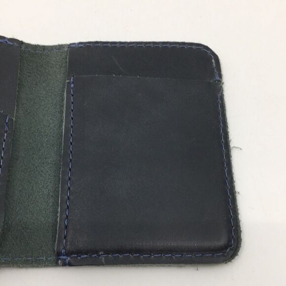 Hide And Drink Handmade Dark Gray Leather Card Case - Picture 5 of 16